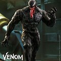 Black Spider-Man Hot Toys with Venom