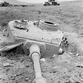 Blown Up Tiger Tank