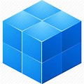 Blue Cube Application Icon