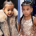Blue Ivy Carter and North West