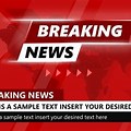 Breaking News Template Red Theme