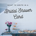 Bridal Shower Wishes for Bride Card