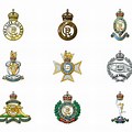 British Army King Badge