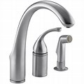 Brushed Chrome Kitchen Faucets