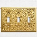 Brushed Honey Gold Light Switch Covers