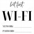 But First Wi-Fi Free Printable
