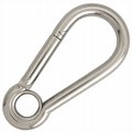 Carabiner Snap Hook with Eyelet
