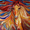 Carol Spinal Abstract Horse Art