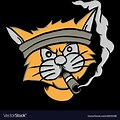 Cat Smoking Cigarette Drawing