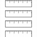 Centimeter Ruler Template