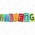 Challenge Word Art Images