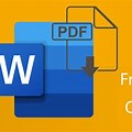 Change PDF to Word for Free