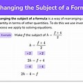 Changing the Subject of a Formula Calculator