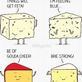 Cheese Puns Black and White