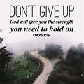 Christian Quotes On Never Giving Up