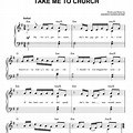 Church Songs Piano Sheet Music
