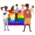 Clip Art of LGBTQ Job Seeker