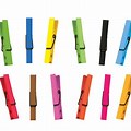 Colorful Clothes Pin Clip Art