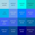 Common Colors of Blue