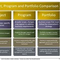 Comparison Between Project Program and Portfolio Management