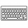 Computer Keyboard for Kids to Color