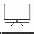 Computer Monitor Black and White