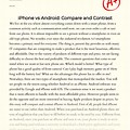 Contrast Essay iOS vs Android