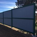 Corrugated Metal Privacy Fence