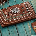 Cowboy Style Leather Wallet
