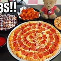 Crazy Pepperoni Pizza Food Challenge