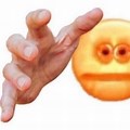 Cursed Emoji Grabbing Meme