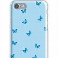 Cute iPhone 8 Cases Blue Butterfly