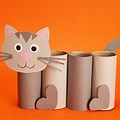 DIY Cardboard Cat Using Toilet Roll