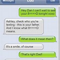 Dad Text Messages Meme