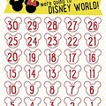 Disney World Countdown Printable