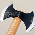 Double-Bladed Viking Throwing Axe
