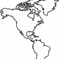 Drawing of North and South America
