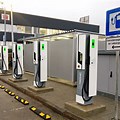 EV Charging Station with Car