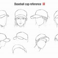 Easy Drawing of a Girl in a Baseball Cap