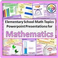 Elementary School Math Topics