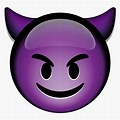 Emoji Devil Purple Tee Shirt