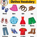 English Vocabulary Clothing