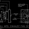 Exhaust Fan Drawing AutoCAD