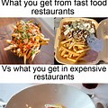 Expensive Restaurant Food Meme