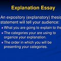 Explanation Essay PPT