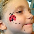 Face Painting Lady Bug Designs for Kids