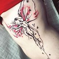 Fairy Big Wings Tattoo