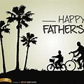 Father's Day Logo Bicycle