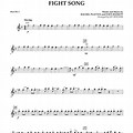 Fight Song Flute Notes