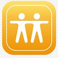 Find My Friends App Icon Cartoon